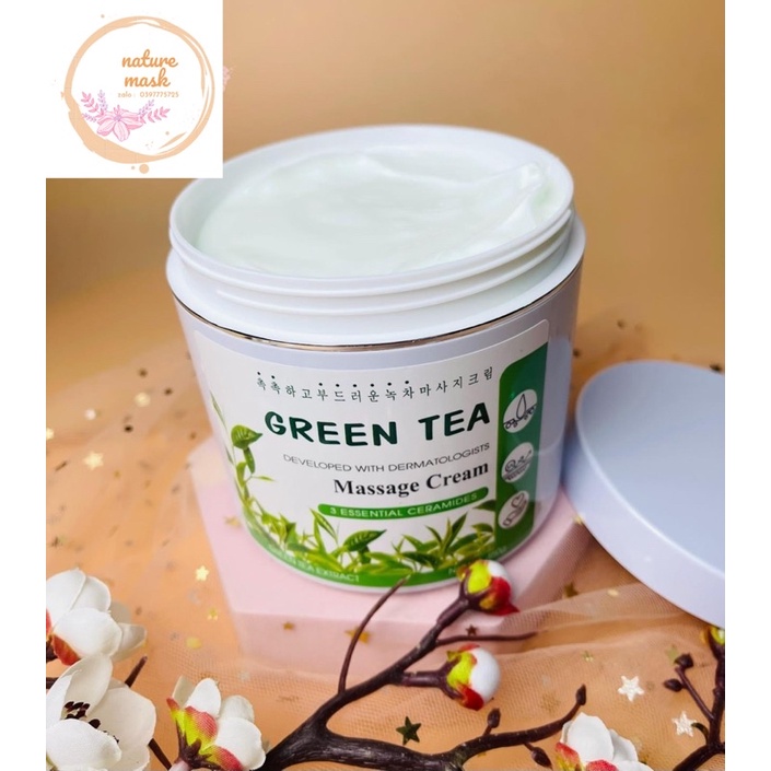 Kem massage trà xanh Mira Green Tea Massage Cream