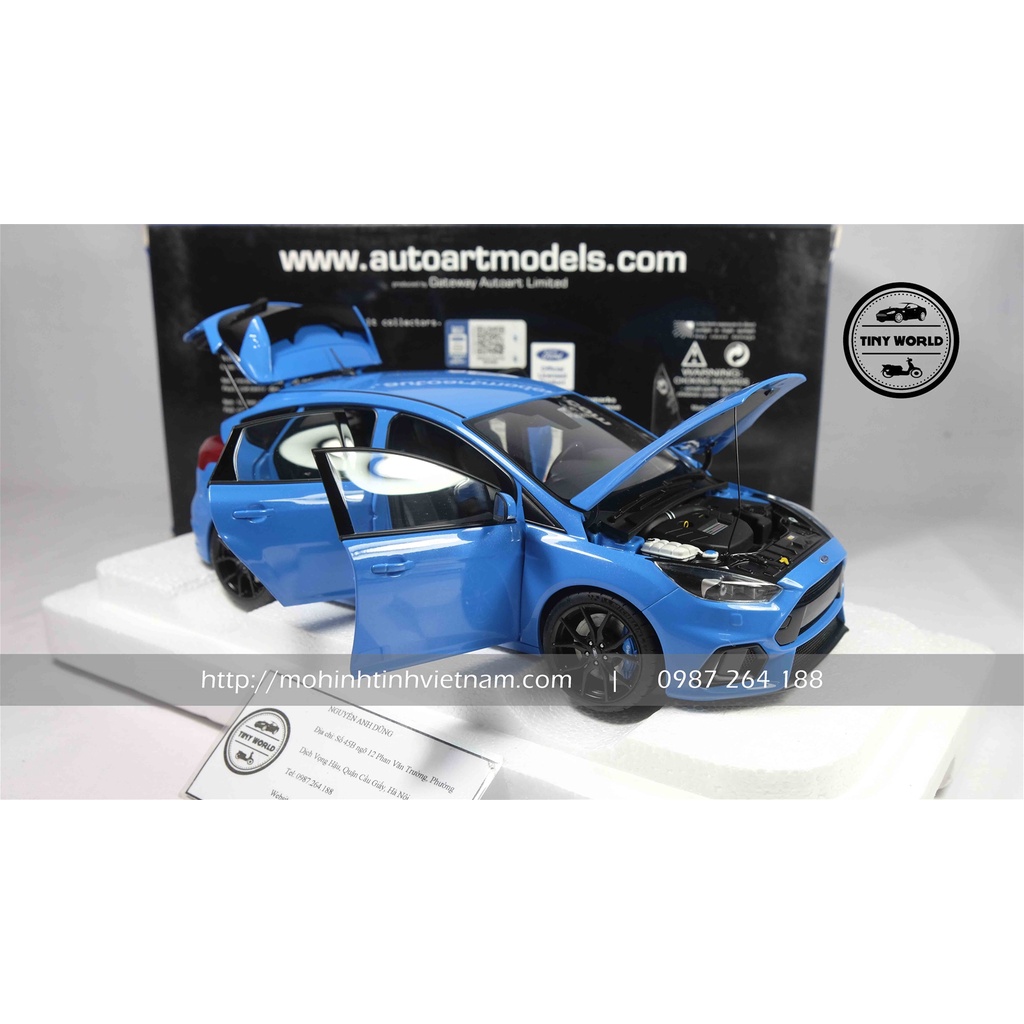 Mô hình xe ô tô Ford Focus Rs 2016  1:18 Autoart
