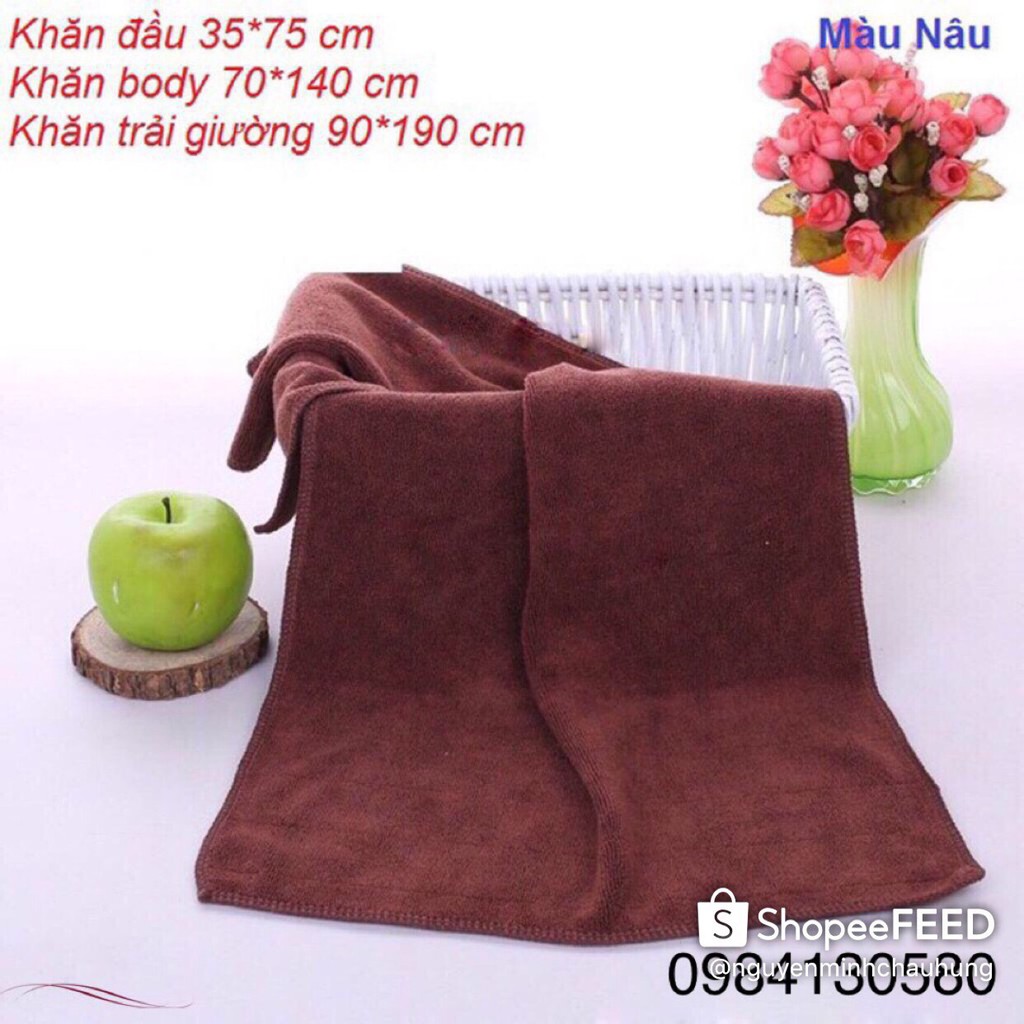 Combo 20 khăn tắm microfiber KT 70x1m4