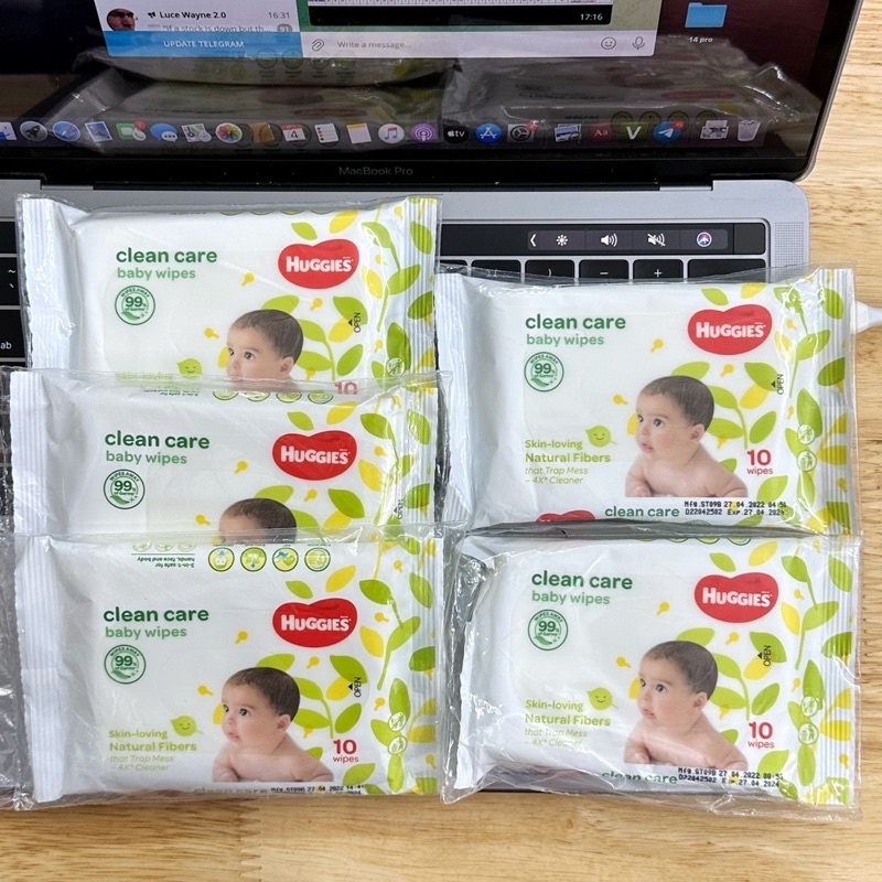 khăn ướt Huggies  mini bỏ túi bịch 10 tờ tại nguyễn gia group Cao Đạt quận 5