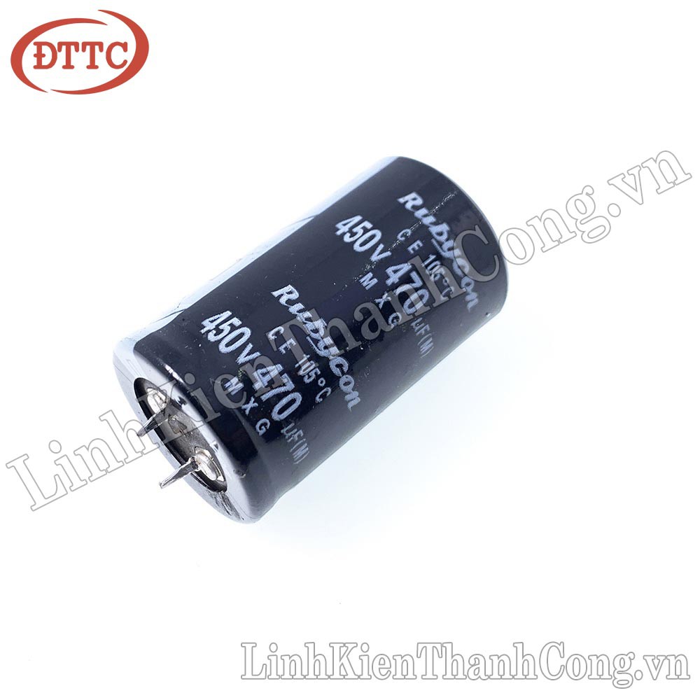 Tụ 470uF 450V Chân Cứng (30x50mm)