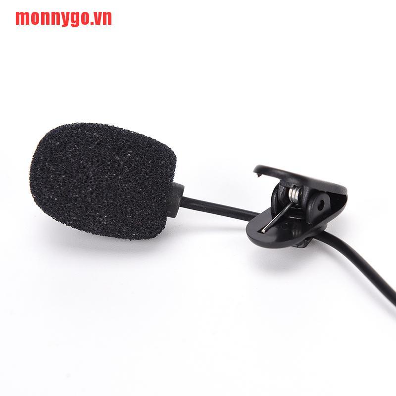 [monnygo]high quality mini 3.5mm hands-free mic microphone clip on lavalier
