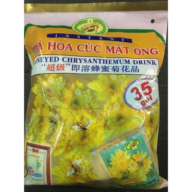 Trà hoa cúc mật ong hán linh 18g x 35 gói