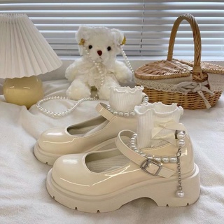  giày loli giày búp bê giày da thiết kế phong cách Anh 