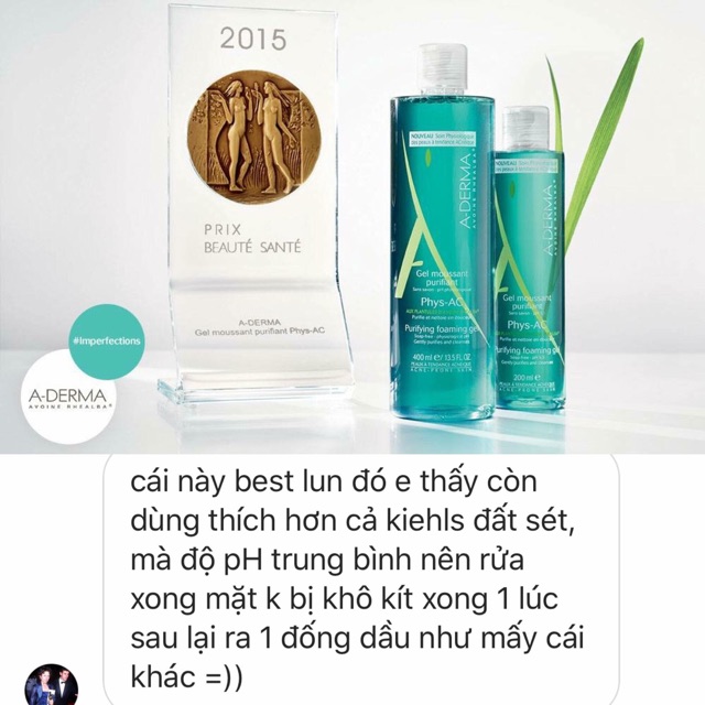 SỮA RỬA MẶT ADERMA