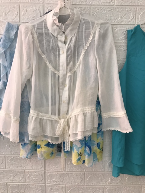 Áo sơ mi voan kiểu Nhật hàn