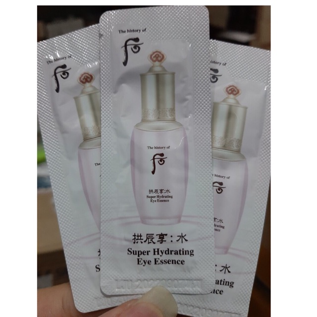 Combo 10 Gói Tinh chất dưỡng ẩm làm sáng vùng da mắt Whoo Super Hydrating Eye Essence | BigBuy360 - bigbuy360.vn