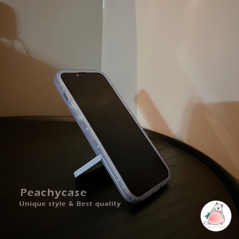 Ốp Điện Thoại TPU Mềm Chống Sốc Mặt Nhám Kèm Giá Đỡ Tàng Hình Cho iPhone 13 12 Pro Max 11 Xr Xs Max X 7 8 Plus