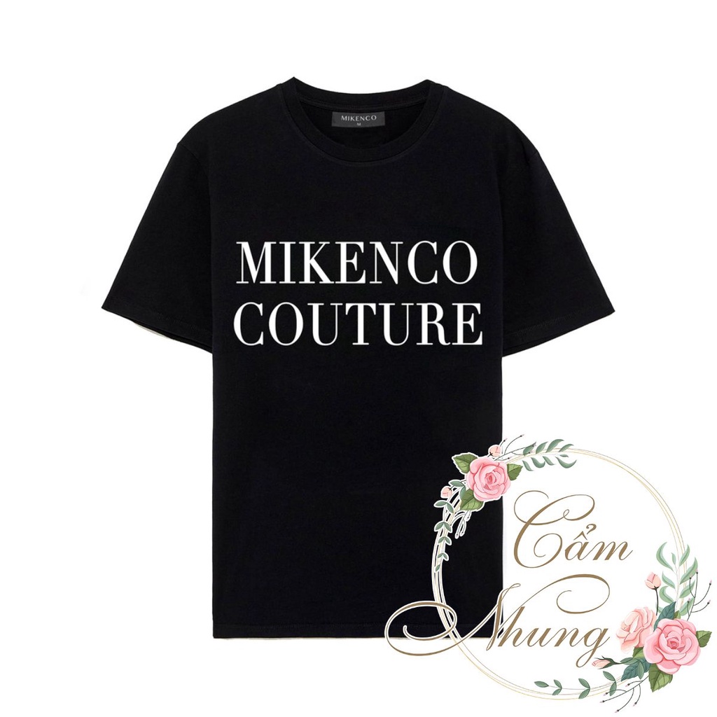 Áo Thun Tay Lỡ Mikenco Couture CAMNHUNG Áo Thun Nam Nữ Unisex Hot Hit