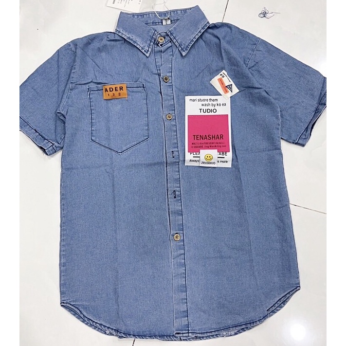 Áo Sơ Mi jean in hình có cổ s TT0706