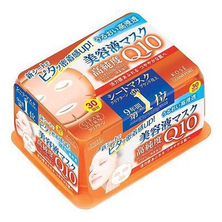 Mặt nạ Kose Q10 chống lão hóa hộp 30 miếng