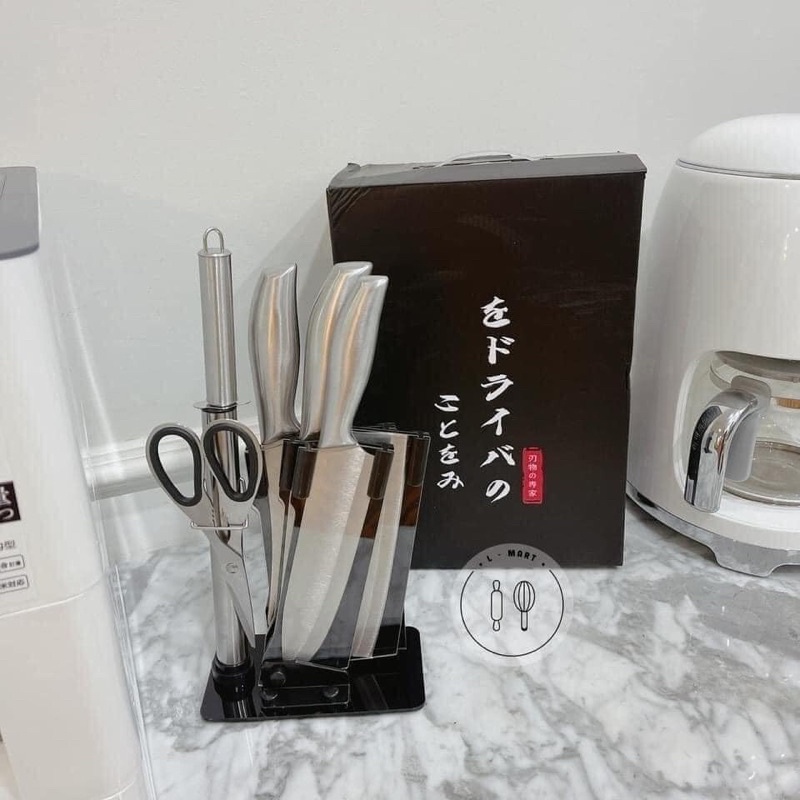 Bộ dao nhật 6 món inox