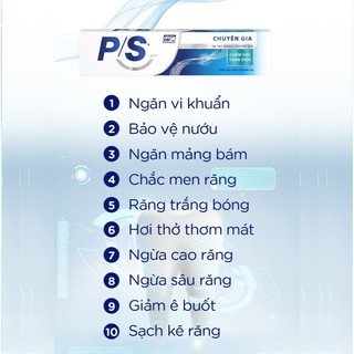 Kem đánh răng P/S chuyên gia 150g