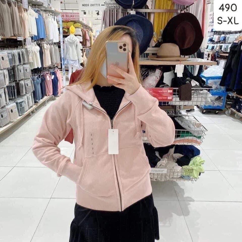 Áo khoác nỉ da cá Uniqlo
