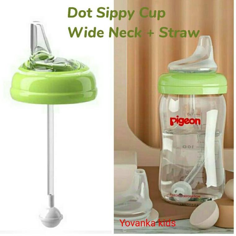 Phiên Bản Cuối Cùng ||Cốc Uống Nước Nnz Có Ống Hút Cho Bình Sữa Cổ Rộng (Không Kèm Bình Nước) ||Giá @ Giảm Giá