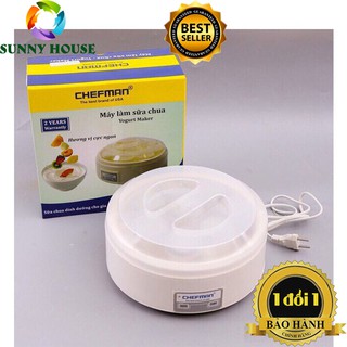 [CHÍNH HÃNG] Máy làm sữa chua 8 cốc nhựa Chefman cao cấp