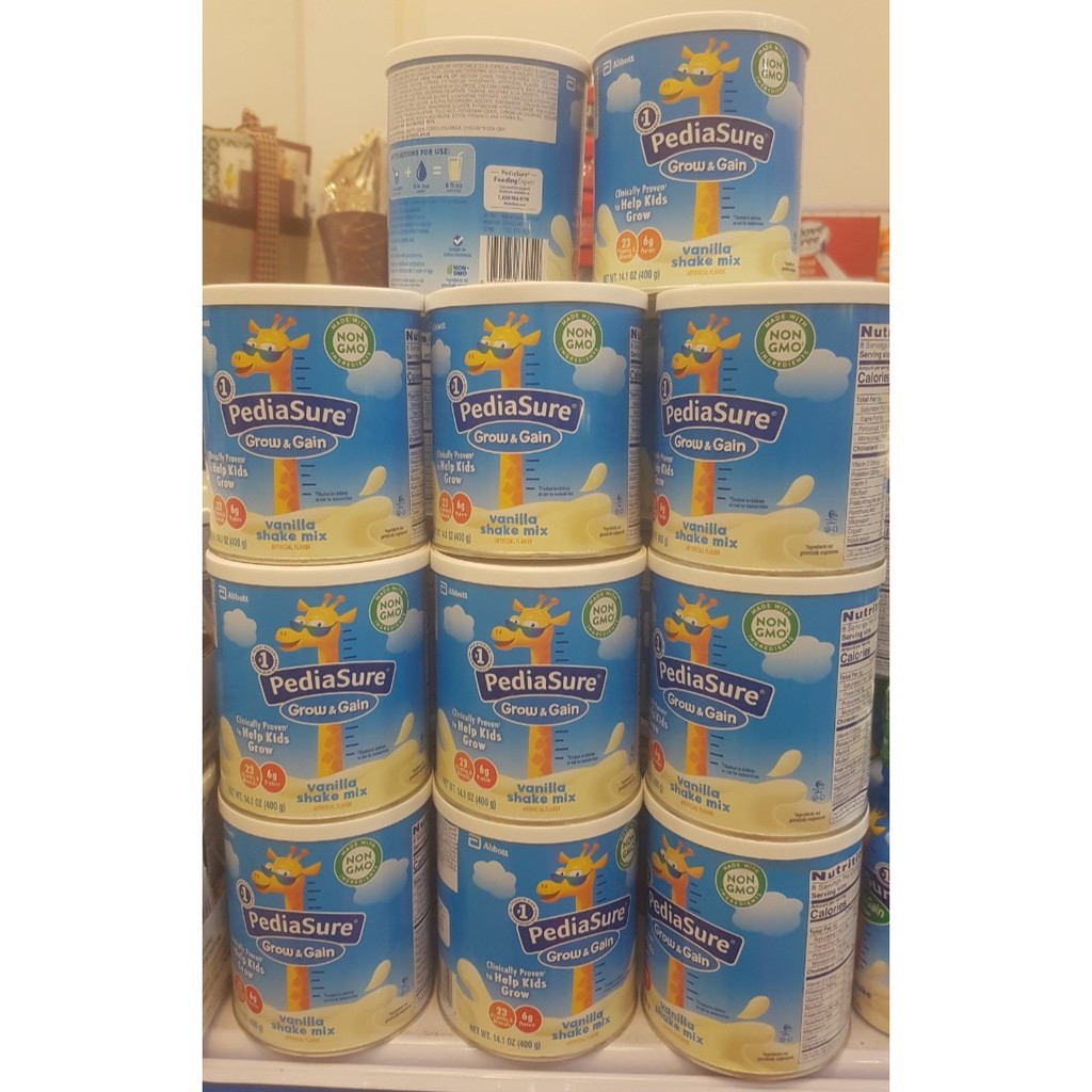 ( MẪU MỚI ) Date 2020 SỮA PEDIASURE GROW & GAIN 400G MỸ