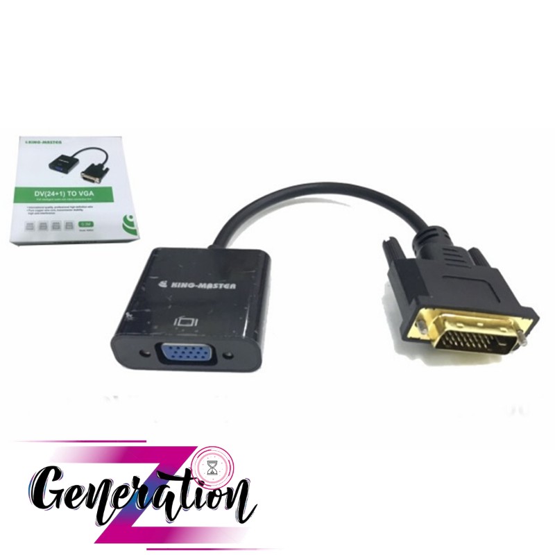 CÁP CHUYỂN DVI 24+1 RA VGA KINGMASTER (KM002)