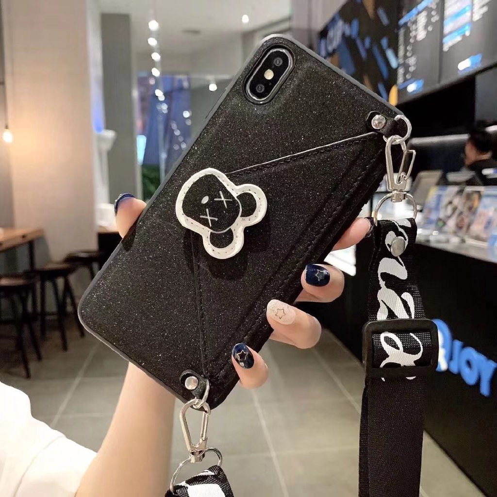 Ốp điện thoại dạng ví hình con gấu cho OPPO A3S a5 A5S A7 A3 A9 F11 F9 F1 F3 PLUS R9 R9S R11 R11S R17 PRO RENO R15X K1 | BigBuy360 - bigbuy360.vn