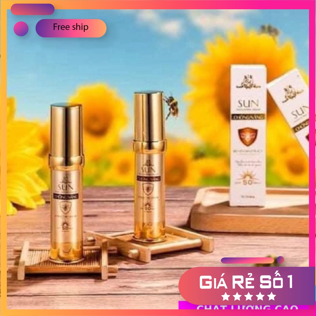 [CAM KẾT CHẤT LƯỢNG] - Kem chống nắng nọc ong Collagen X3 chính hãng công ty Đông Anh