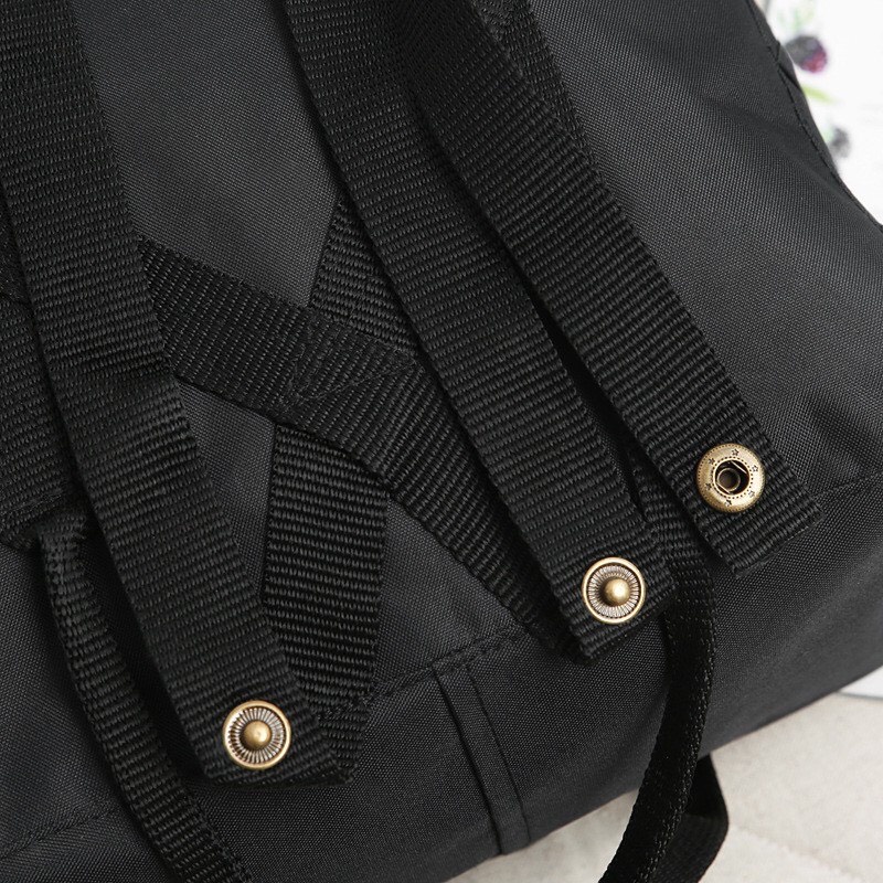 Balo Kanken Classic( đen quai đỏ)
