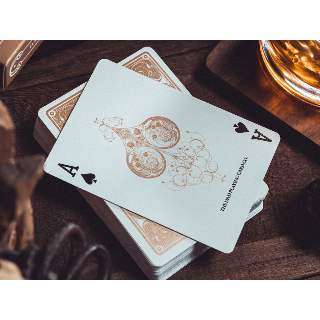 Set bài tây Poker Cardistry D&D x CardMafia Smoke & Mirror v8 Gold Playing Cards