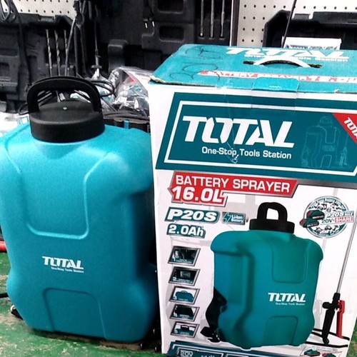 TOTAL Máy phun thuốc 16L dùng pin Lithium 20V TSPLI2001