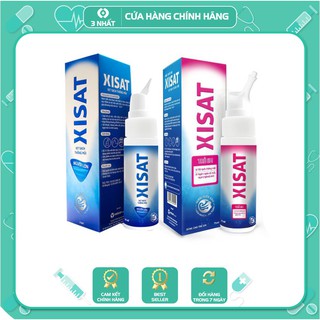 Nước muối biển sâu Xisat cho cả người lớn và trẻ nhỏ, nước rửa mũi vệ sinh