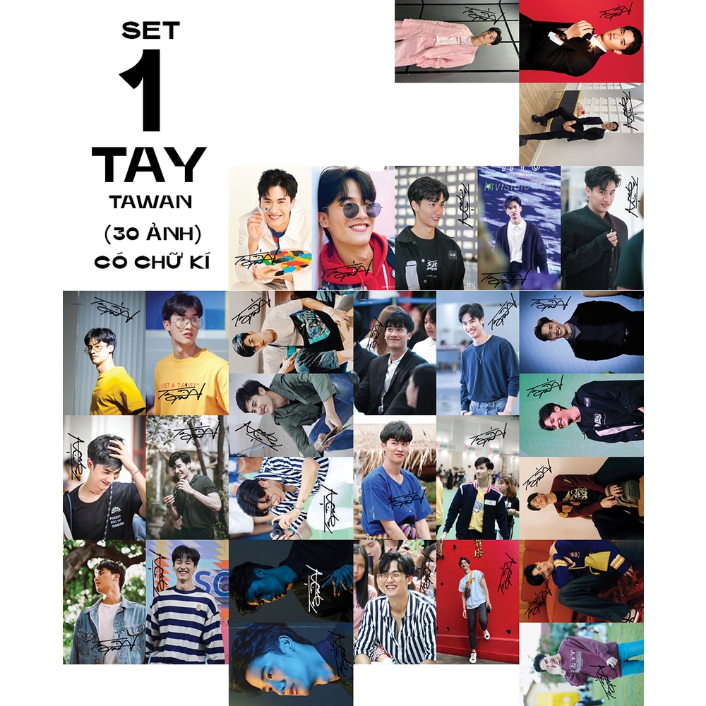 30 ảnh có chữ kí Krist/Singto/Tay/New/Off/Gun/Bright/Win  GMMTV