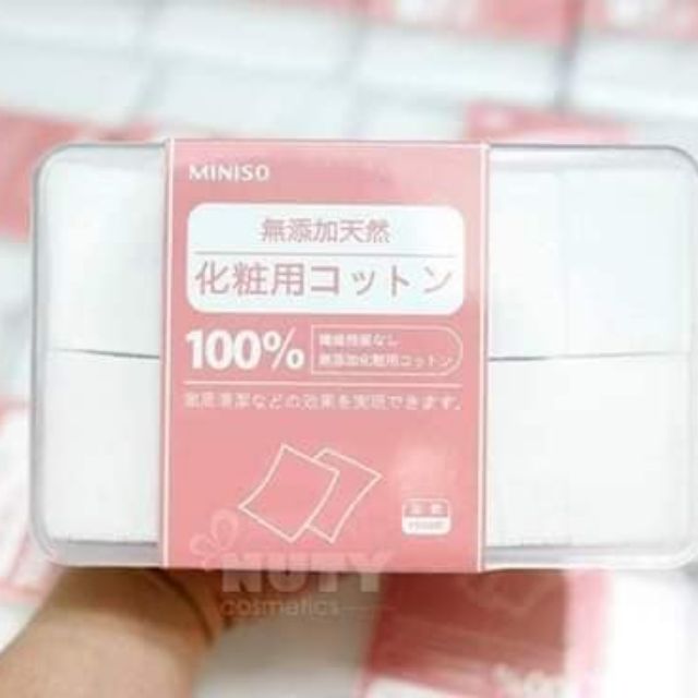 Bông tẩy trang miniso 1000 miếng hàng loại 1