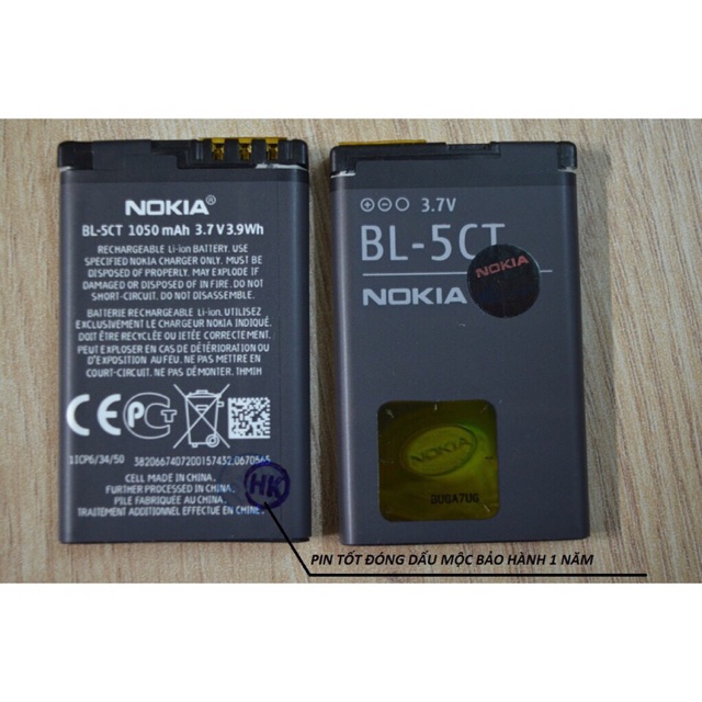 Pin Nokia BL -5CT