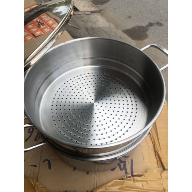 Bộ xửng hấp kiêm nồi luộc gà HT cook siZe 28 hàng chính hãng giá rẻ