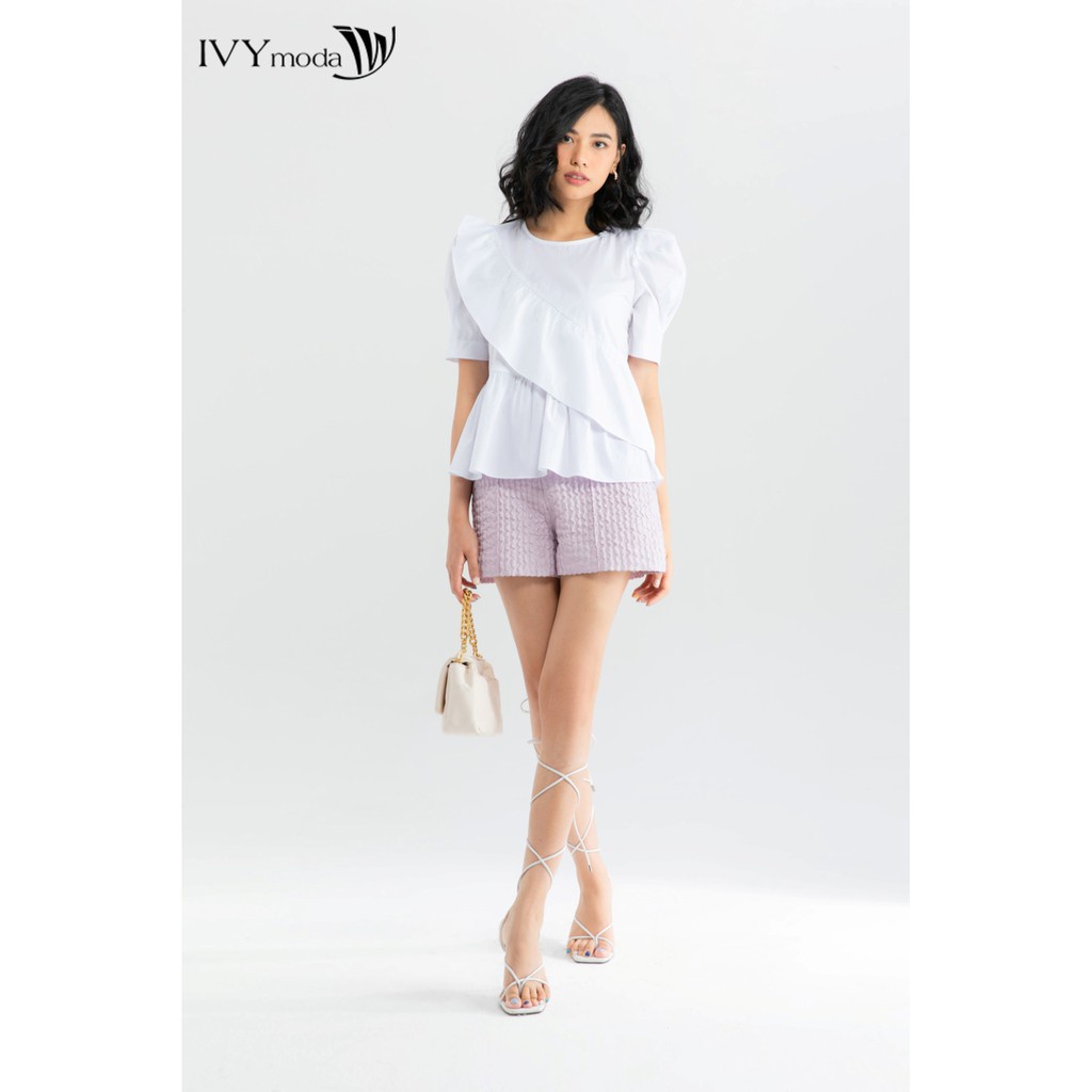 Áo thô nữ kiểu xòe quạt IVY moda MS 16T0036