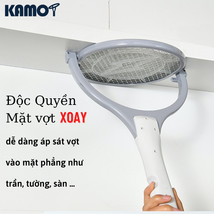 Vợt Muỗi Xoay KAMOT Chính Hãng