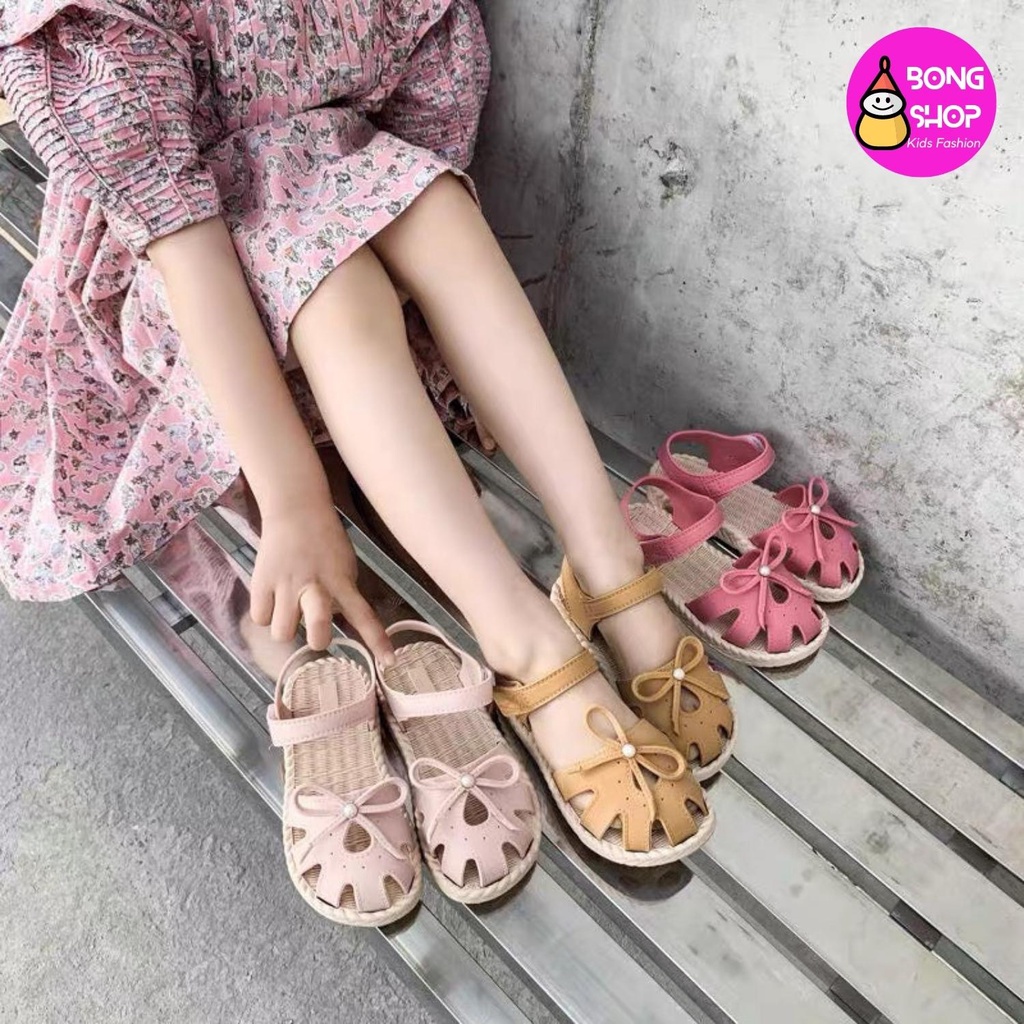 Giày sandal cao su dễ thương xinh xắn cho bé gái
