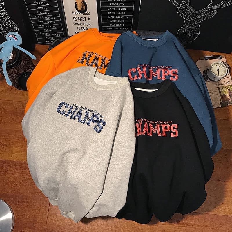 Áo nỉ chữ Champs