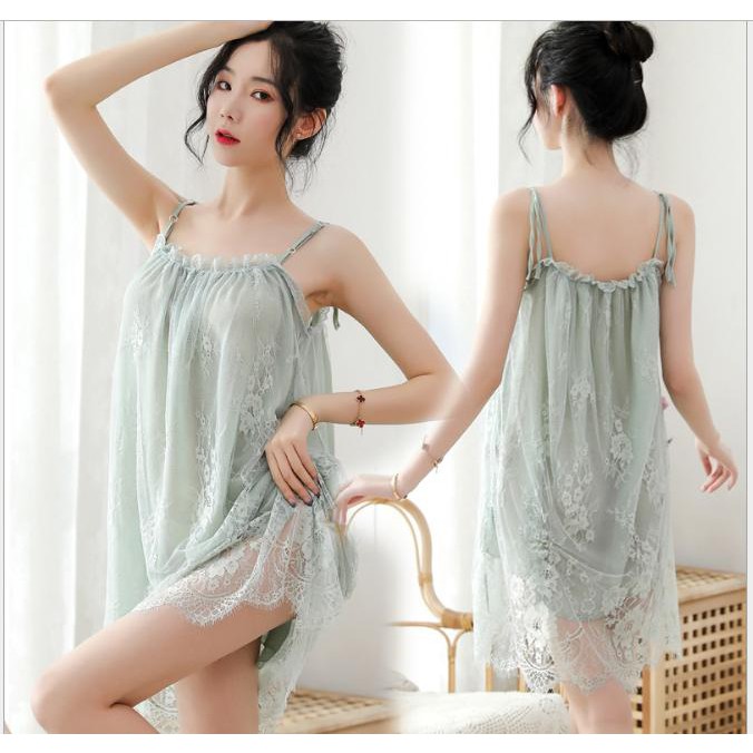 Váy ngủ 2 dây 4 màu siêu quyến rũV27 | BigBuy360 - bigbuy360.vn