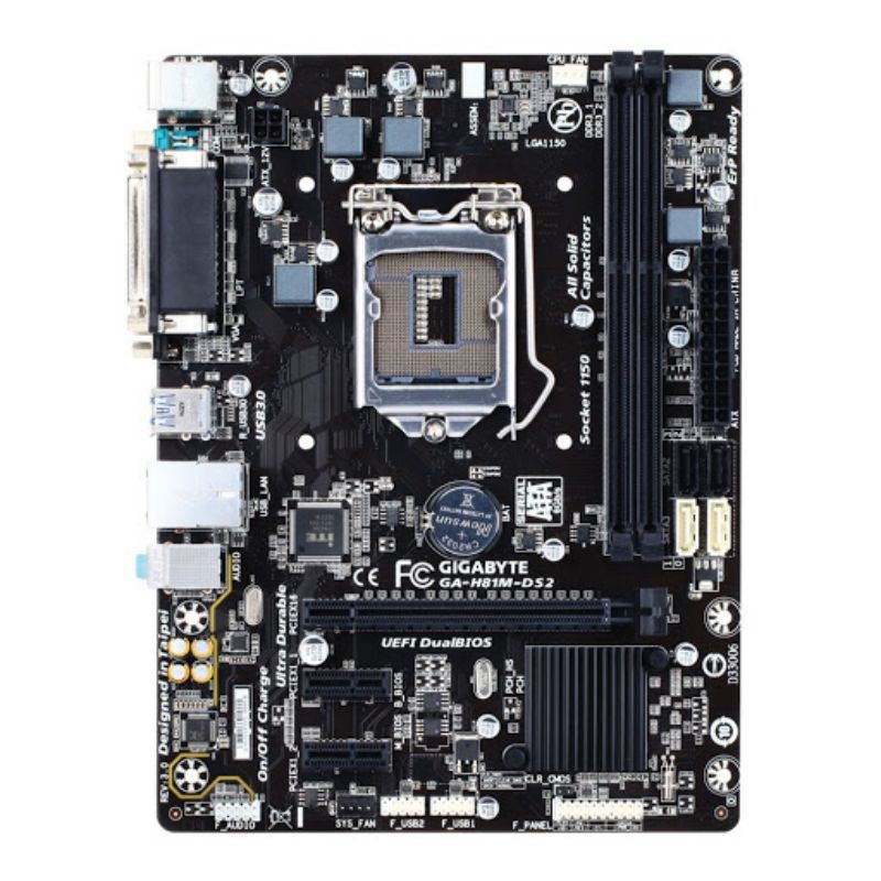 [Bao giá] Main h81 ds2 Giga,Asus,Msi chính hãng fe zin rev 2.0 3.0 (Tặng keo tản + fan zin )