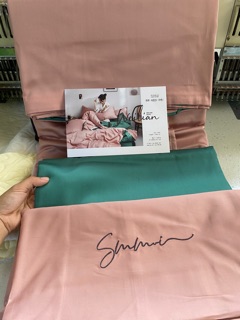 Bộ Chăn ga lụa tencel Sumoi Mix phối màu cá tính