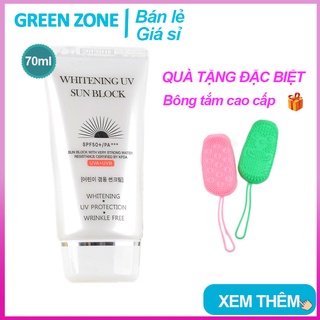 Kem chống nắng hàn quốc, kem chống nắng dưỡng trắng, che khuyết điểm JigotT Whitening UV SunBlock SPF50+/PA+++