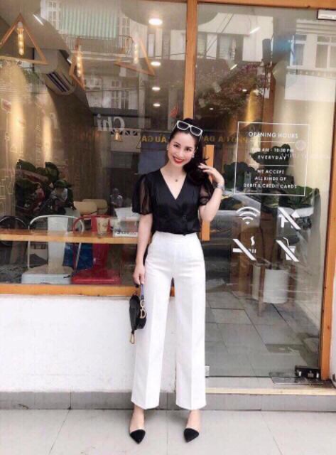 Quần ống rộng , quần culottes siêu hót ( ảnh thật )