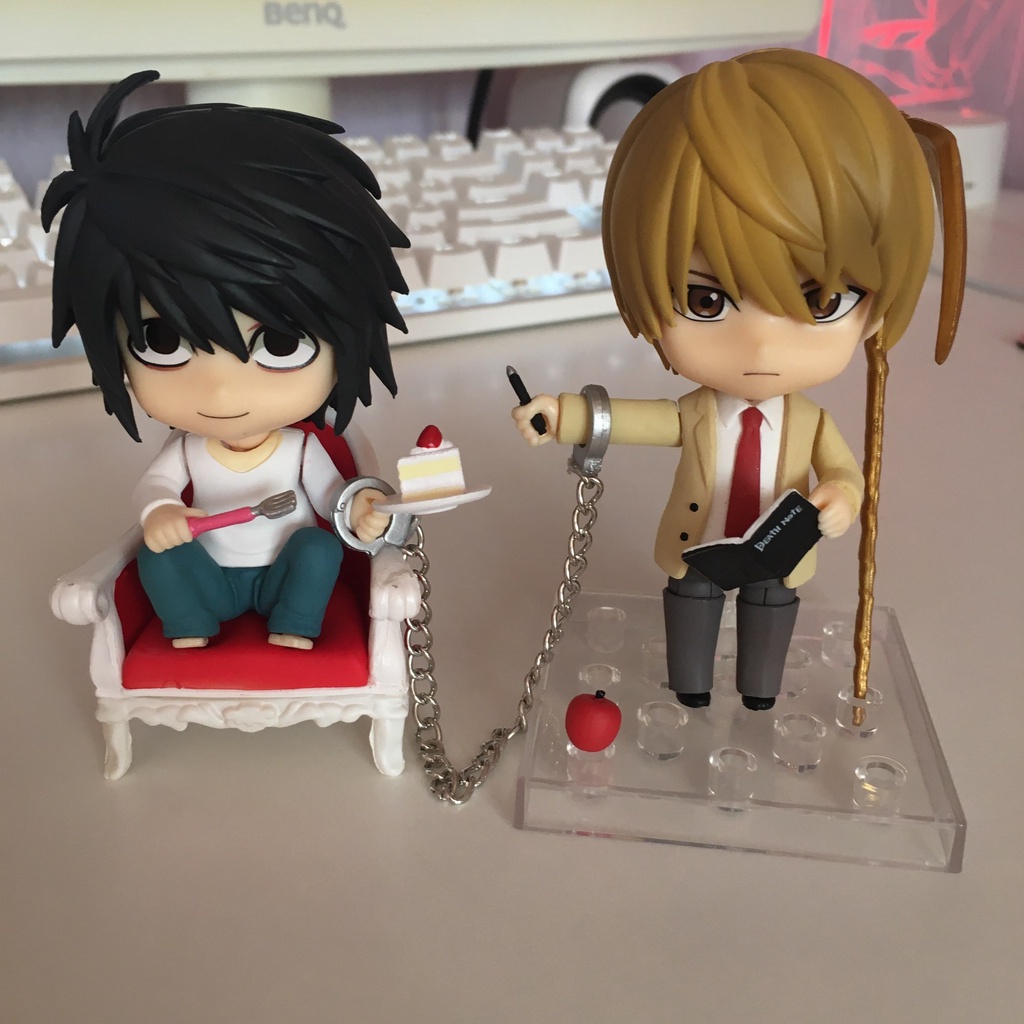 Nhân Vật Anime DEATH NOTE Nendoroid 1160 Độc Đáo# 1200# Mô Hình Nhân Vật Sát Thủ Yagami Light/L·Lawliet 2.0 Bằng PVC