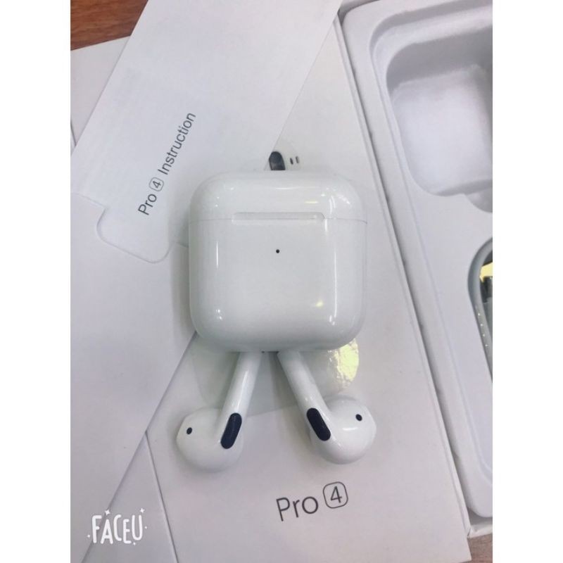 [CHÍNH HÃNG] Tai nghe bluetooth Airpod pro 4 - công nghệ âm thanh 5.0 - bass cực ấm