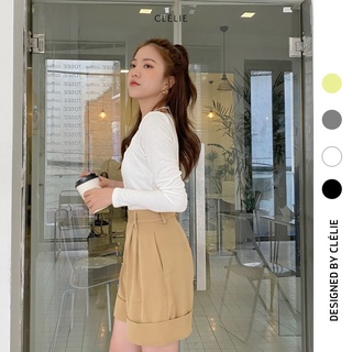 Áo thun nữ body tay dài | AIMEE TOP - CLÉLIE