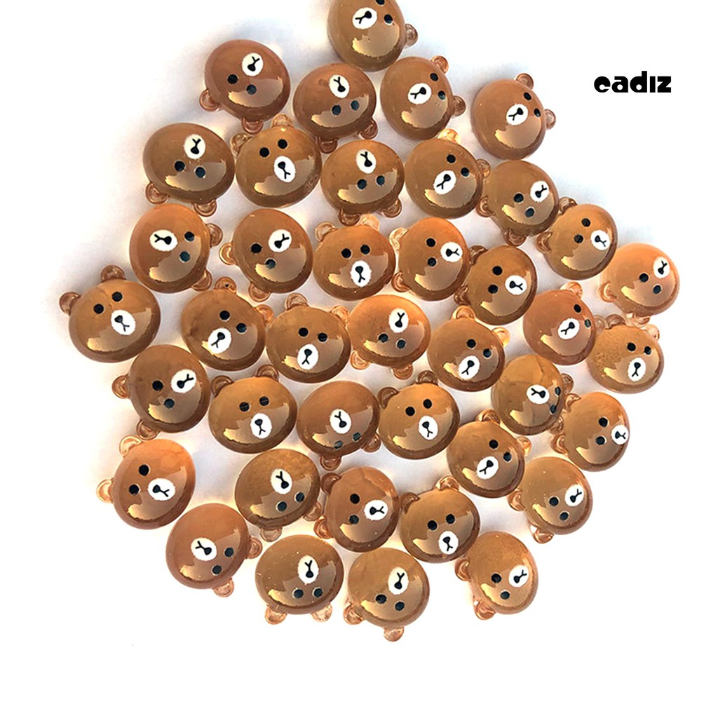 [Hàng mới về] Phụ kiện dán trang trí móng tay hình chú gấu hoạt họa đáng yêu