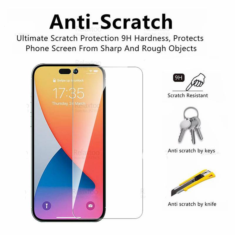 Kính Cường Lực HD Bảo Vệ Màn Hình Cho Iphone 14 13 12 Pro Max 14 Plus 14Pro 13pro 12pro