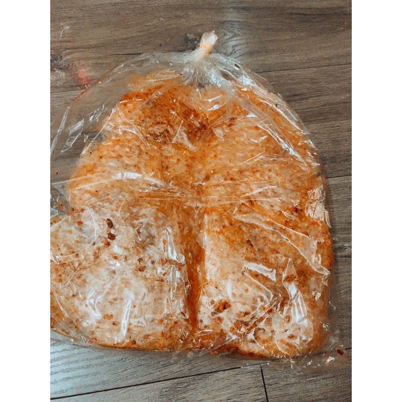 500g bánh tráng muối tỏi xì ke