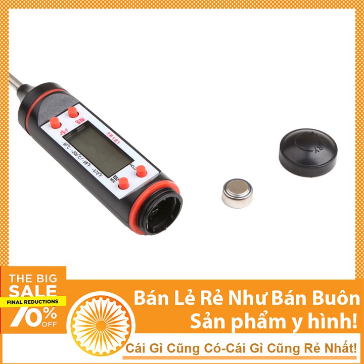 Que Đo Nhiệt Kế Điện Tử Đo Nhiệt Độ Nước, Chất Lỏng, Thực Phẩm TP101 {SIÊU SALE}