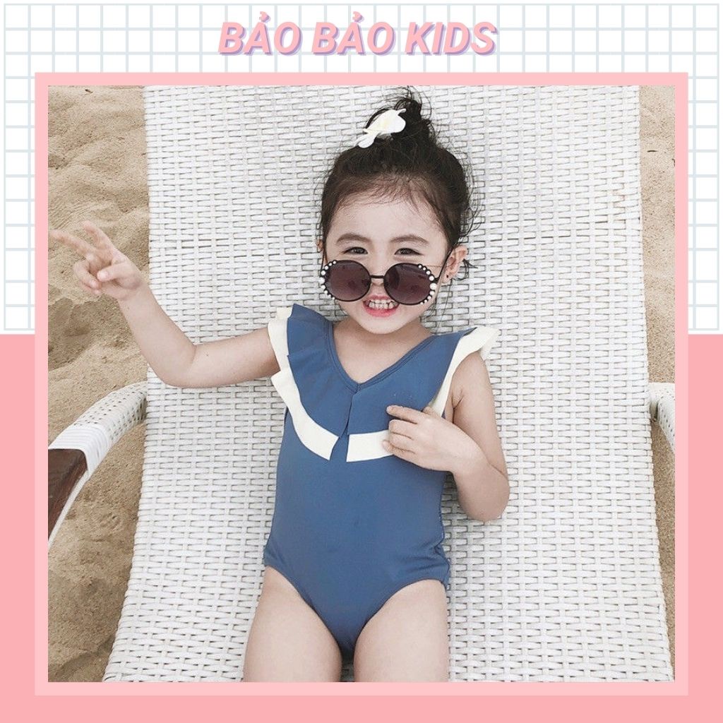 Bộ đồ bơi bikini 1 mảnh liền thân nhiều màu xinh xắn cho bé gái (10-22kg)