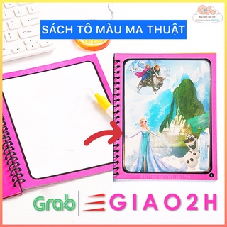 Tranh tập tô màu nước ma thuật cho bé tập tô - tranh tô màu chơi không giới hạn lần